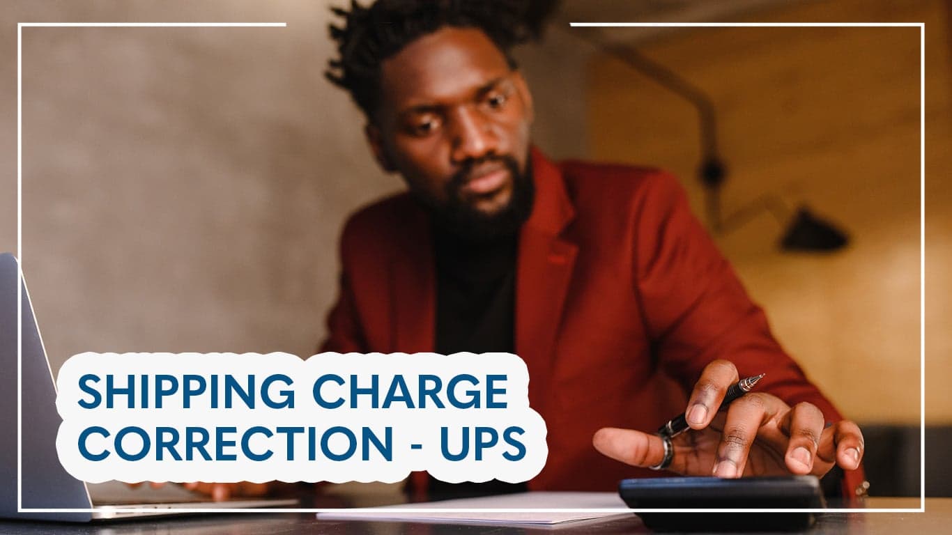 shipping charge correction ups 1