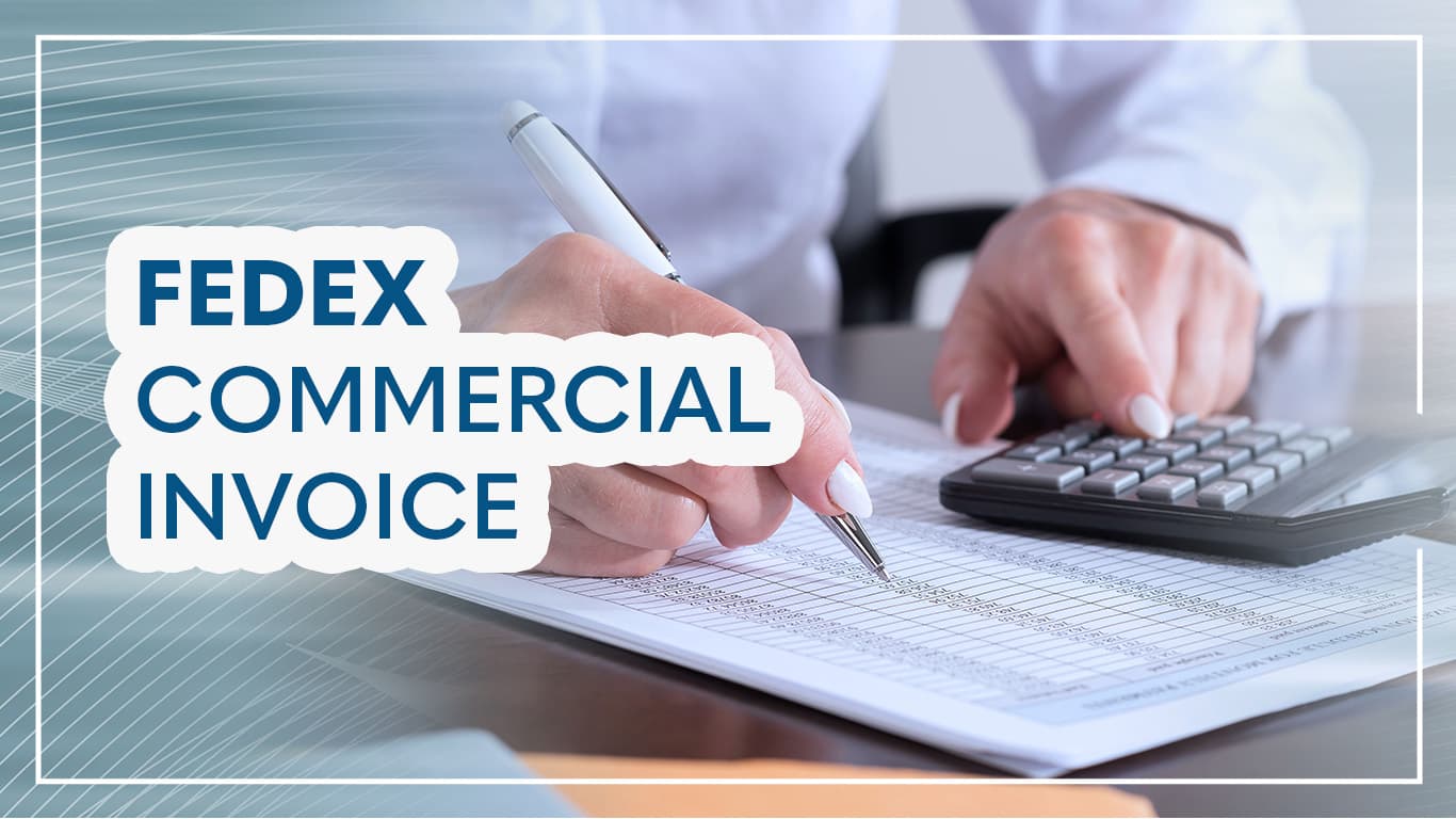 fedex commercial invoice 1
