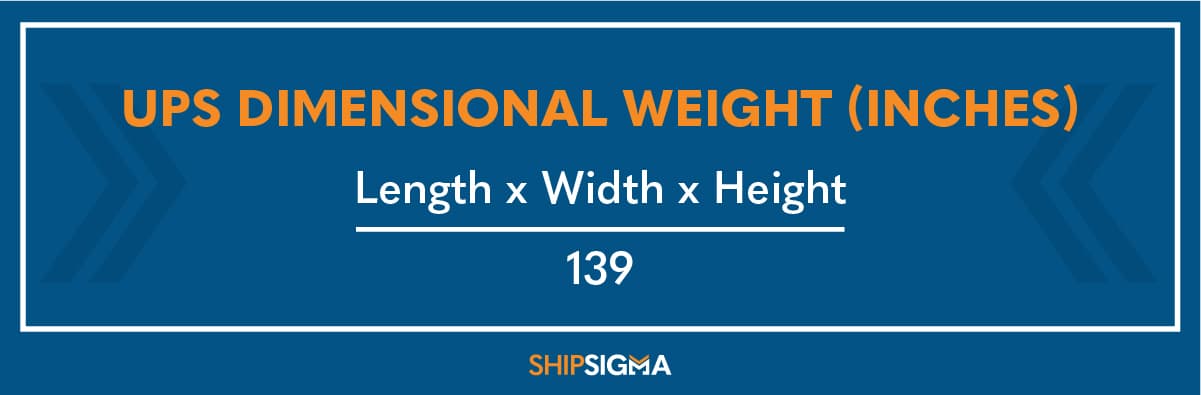 ups surcharge dimension weight
