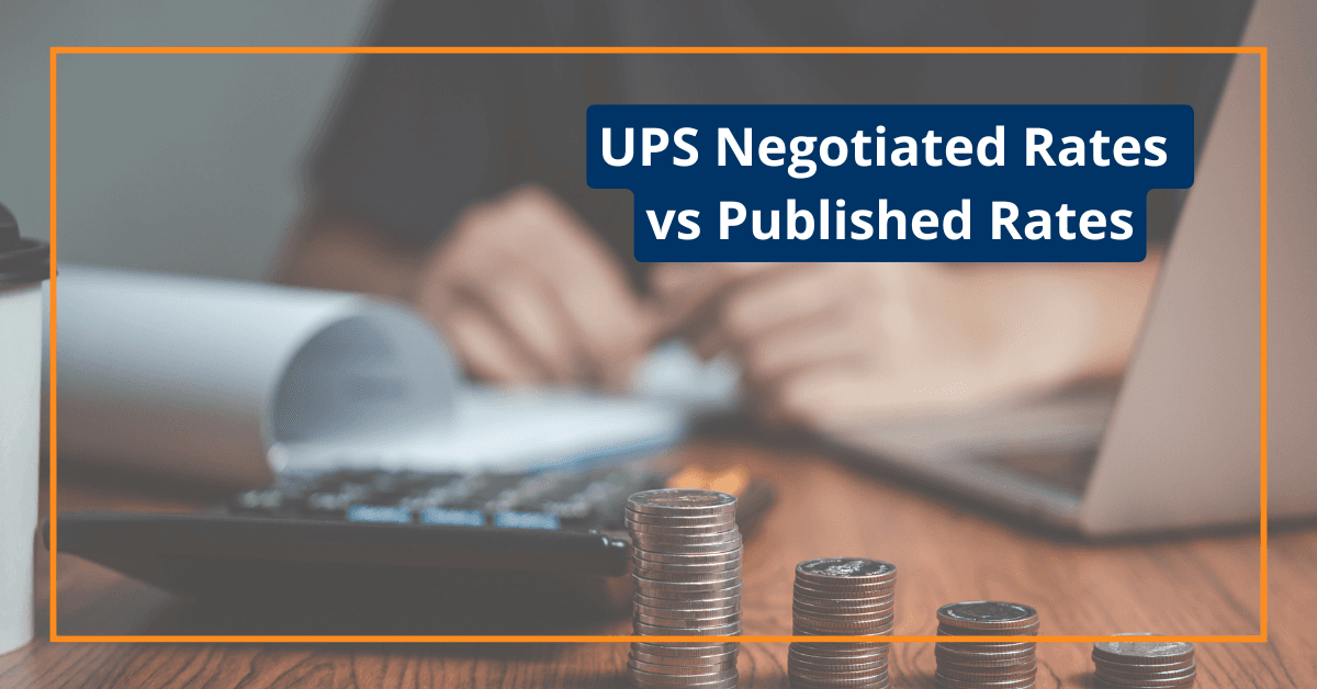 UPS Negotiated Rates vs Published Rates