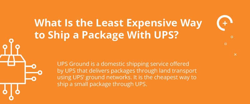 What is the cheapest way to ship UPS