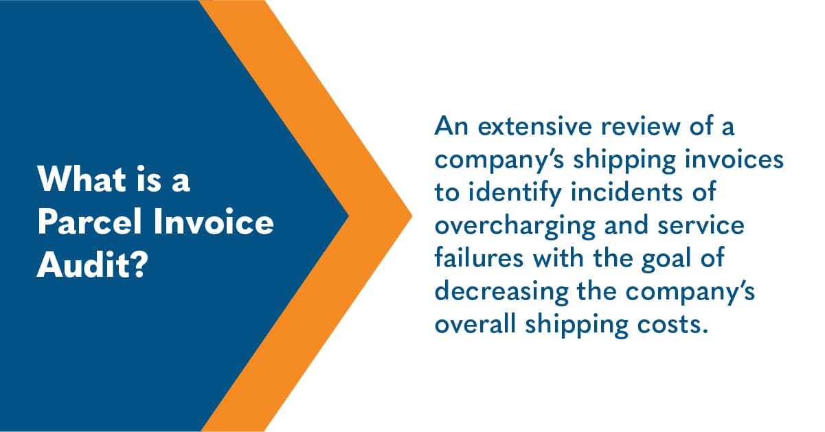 parcel invoice audit definition