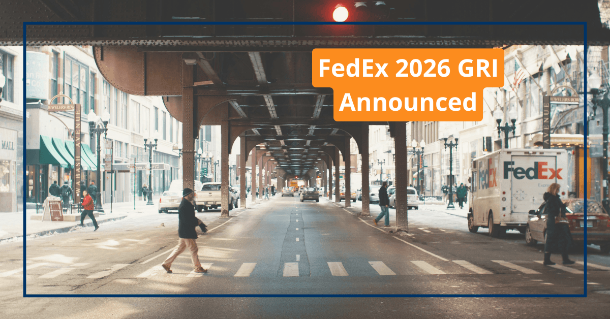 FedEx 2026 GRI Announced