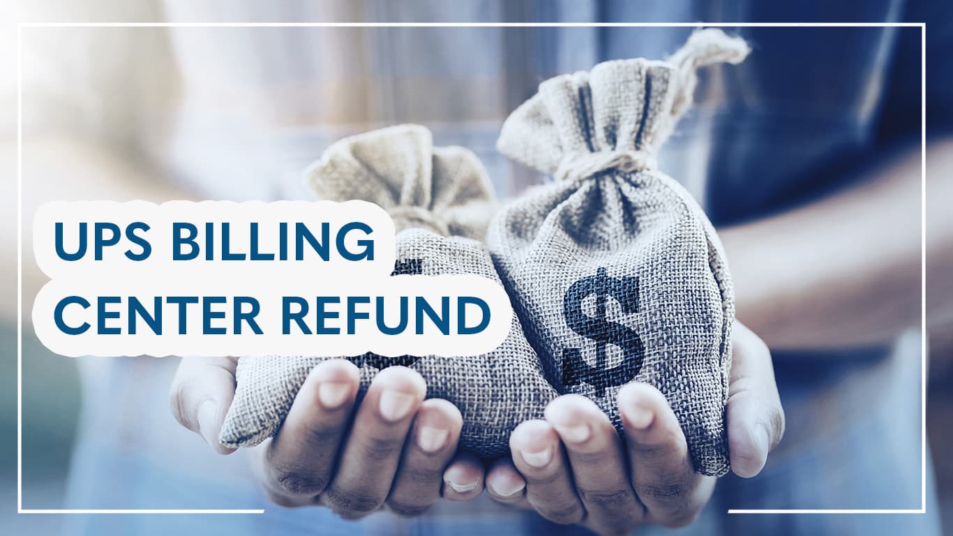 ups billing center refund 2