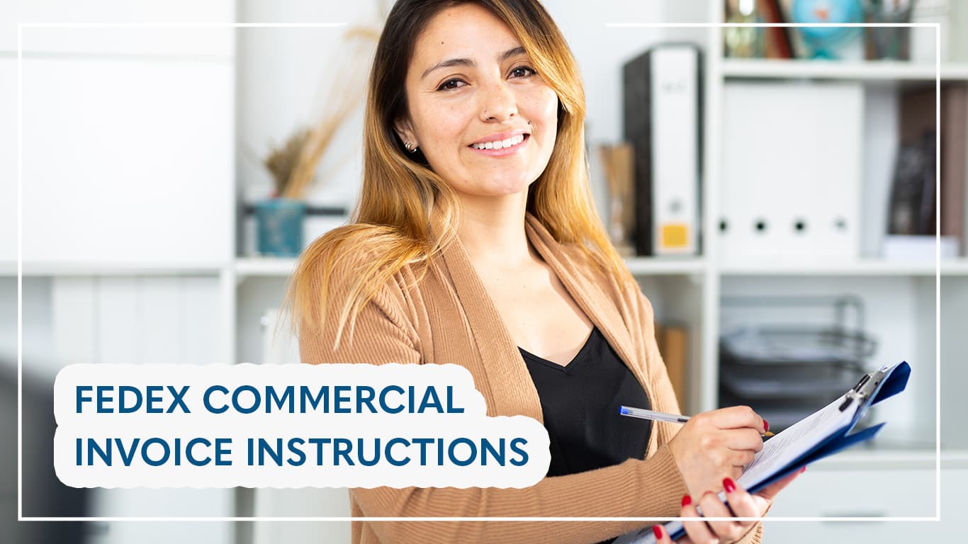 fedex commercial invoice instructions 1