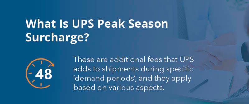 What Is UPS Peak Season Surcharge