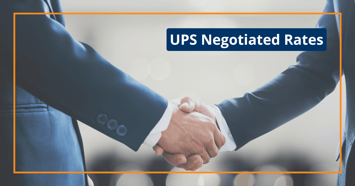 UPS Negotiated Rates