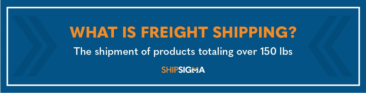 what is freight shipping