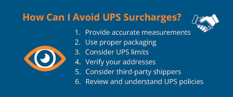 How Can I Avoid UPS Surcharges