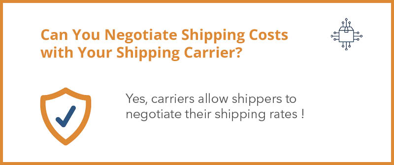 Can You Negotiate Shipping Costs with Your Shipping Carrier