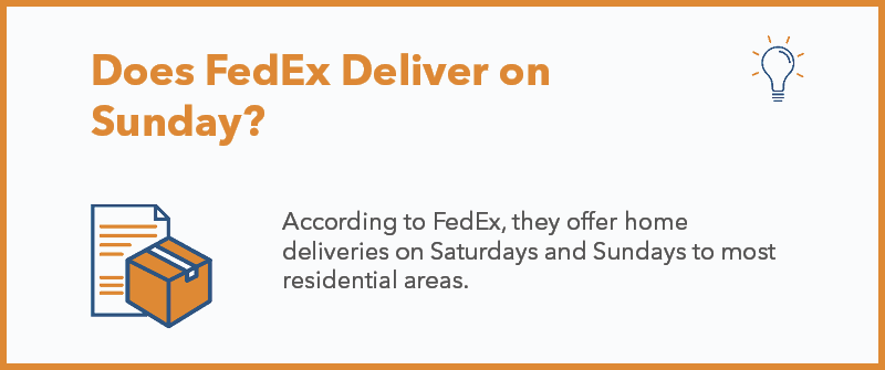 Does FedEx Deliver on Sunday