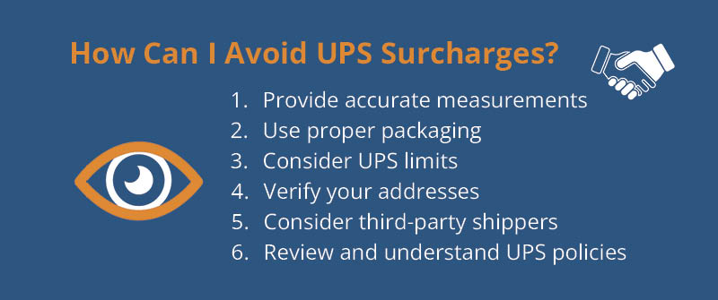 How Can I Avoid UPS Surcharges