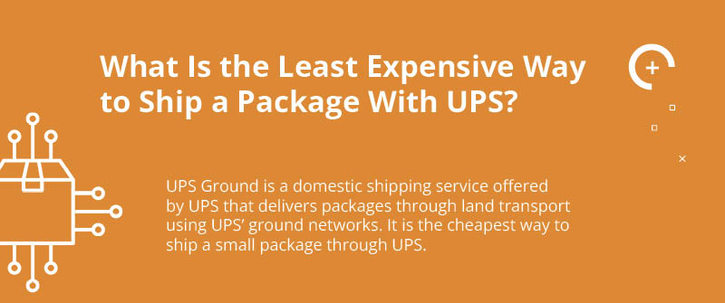 What is the cheapest way to ship UPS