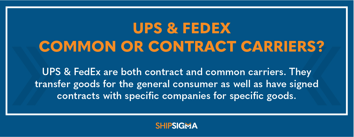 Contract Carrier Companies | Contract Carrier Vs Common Carrier