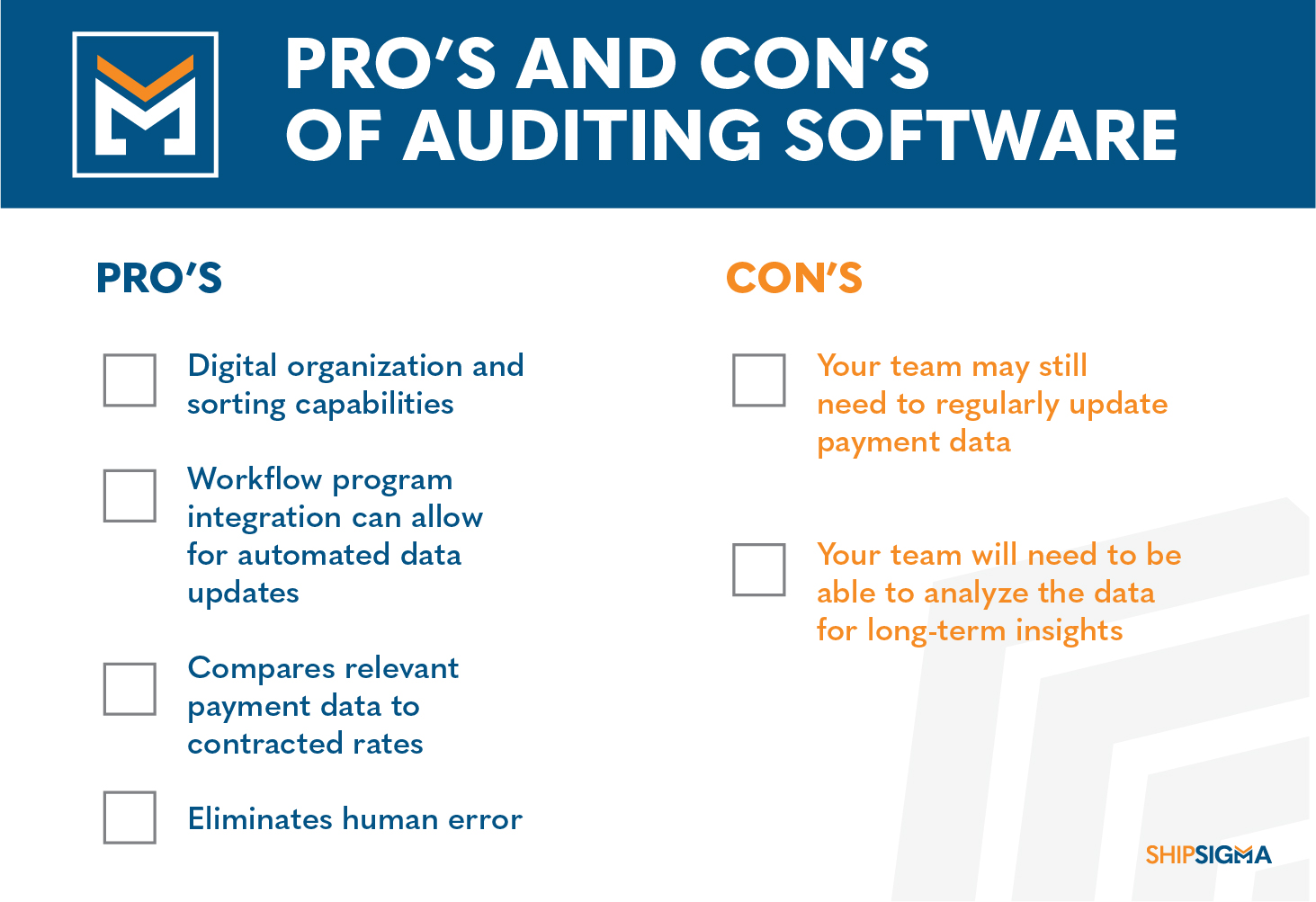 advantages and disadvantages of audit software